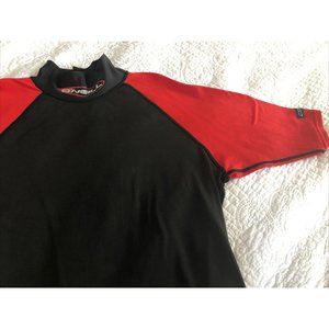 Vintage O'Neill Boys Youth XL Rash Guard Short Sl.